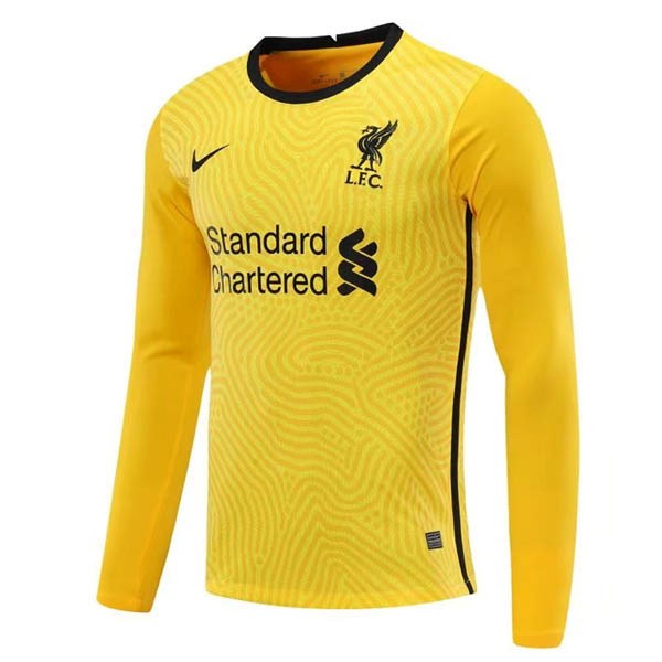 Tailandia Camiseta Liverpool Segunda Equipación ML Portero 2020-2021 Negro